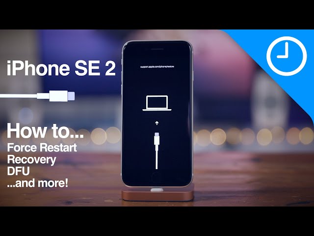 iPhone SE 2 (2020): how to force restart, enter recovery mode, enter DFU mode, etc