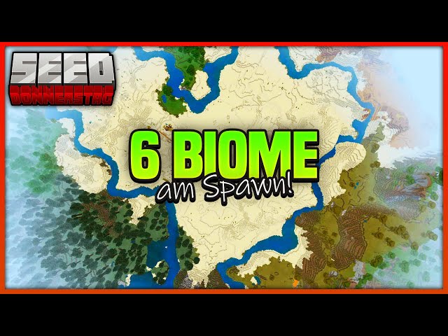 6 BIOME am Spawn & MEHR! Minecraft: Bedrock (PS4, XboxOne, Switch, PE, Win10)