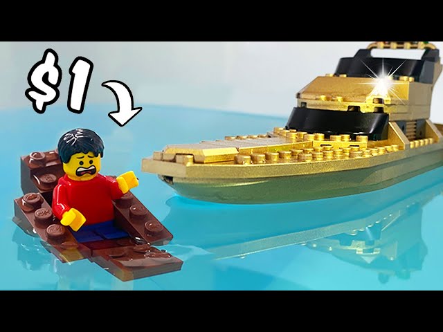 I Tested $1 vs $10,000 Lego Boats!