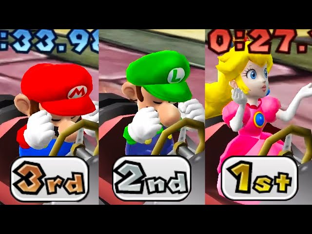 Mario Party 9 Minigames - Mario vs Luigi vs Peach (Hard Difficulty)