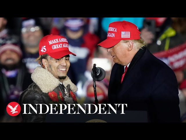 Trump mistakenly calls Lil Pump "Little Pimp" at last rally