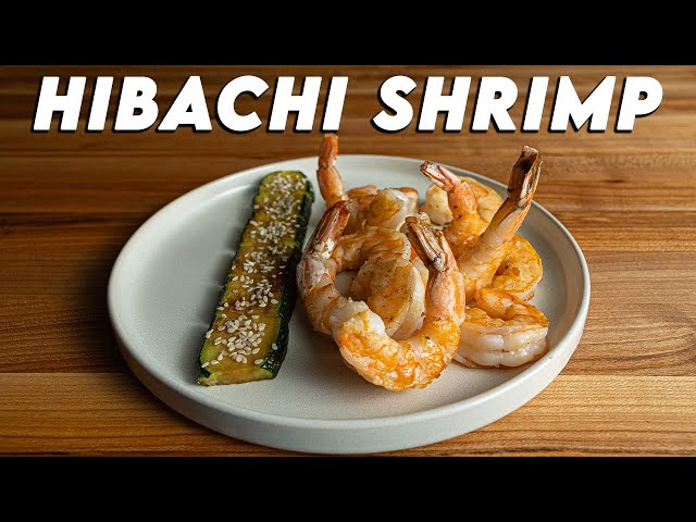 Hibachi Shrimp At Home Better Than Benihana | Plus Colossal Shrimp! (Hibachi At Home)