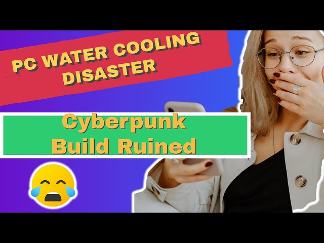 WATER COOLED PC FAIL, THIS happened with my Cyberpunk PC #Shorts