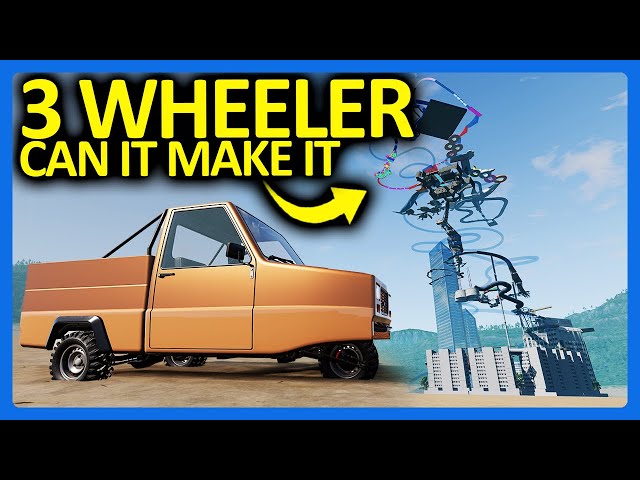 Can a 3 Wheeler Complete BeamNGs HARDEST Map?!?
