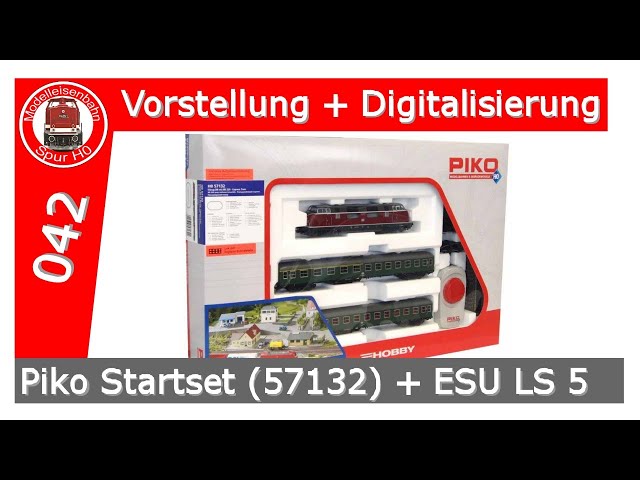 Piko Startset #57132 BR220 + Eilzugwagen digitalisiert ESU Loksound 5.0 Epoche IV Spur H0 DCC DB