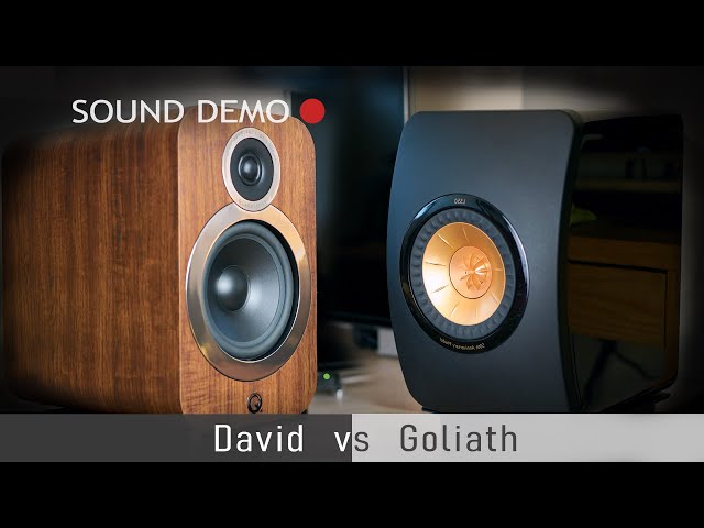 Q Acoustics 3030i vs KEF LS50 SOUND DEMO