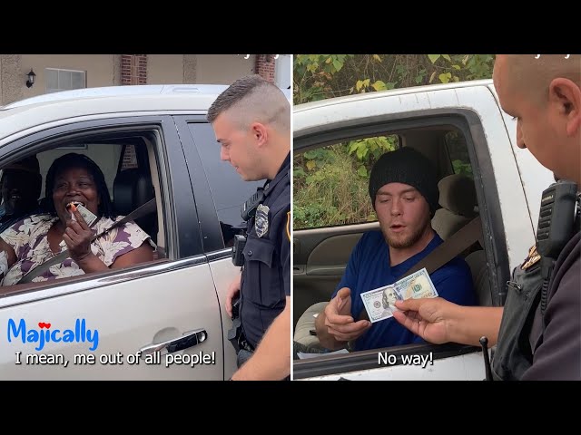 Ocala Police play "Secret Santa" and give out $100 bills instead of tickets for Christmas