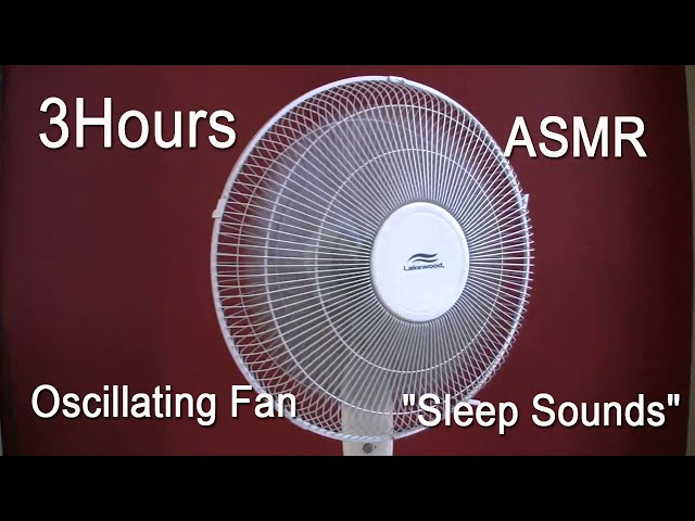 3hr Oscillating Fan High Speed "No Loops" ASMR
