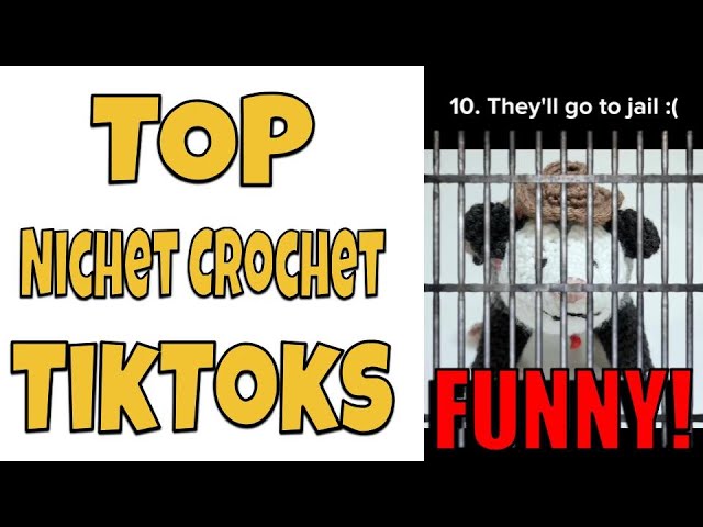 Best Nichet Crochet TikToks - Funny Crochet Opossum TikToks and Reels