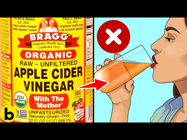 Things You Should Never Do While Taking Apple Cider Vinegar