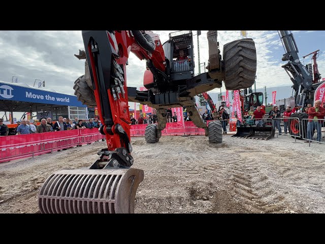 Euromach R1055 Spider Excavator Show At Bauma 2022 - 4k