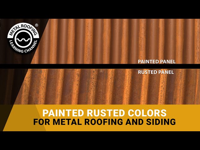 Painted Rusted Metal Roofing & Siding: Pros & Cons + Colors