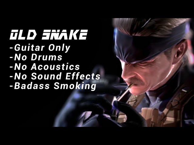 Old Snake Theme - Guitar Only Mix (MGS4)