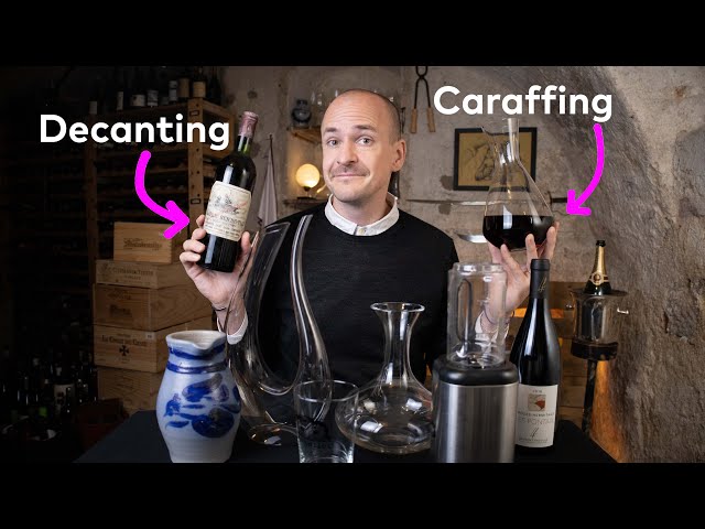 HOW TO DECANT & CARAFFE WINE like a MASTER of Wine