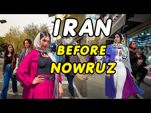 Iran Tehran Before Nowruz walking vlog City Center #walkthrough