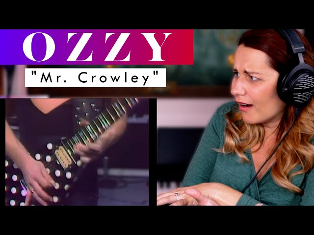 Vocal ANALYSIS of the most INSANE Guitar Solo! Ozzy's "Mr. Crowley" has me in awe!