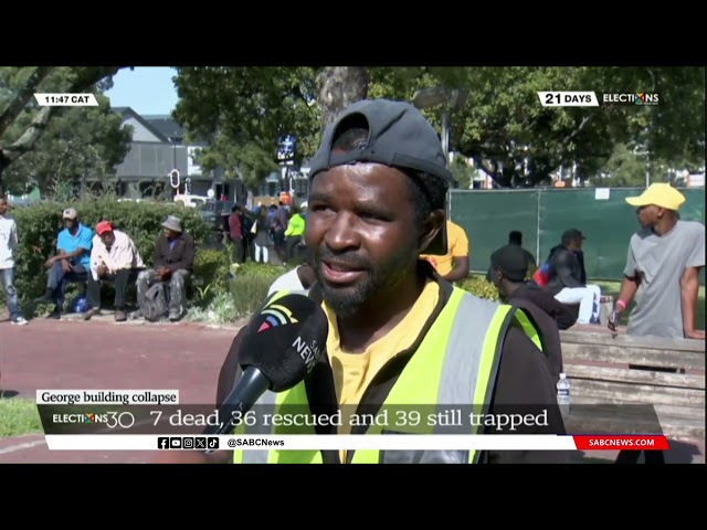 George Building Collapse | Construction worker claims pillars not strong enough to support building