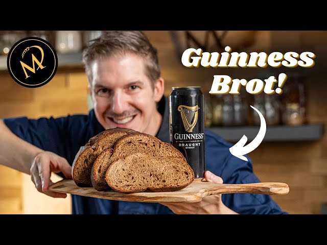 Guinness Brot zum St. Patricks Day - malziges Bierbrot Rezept