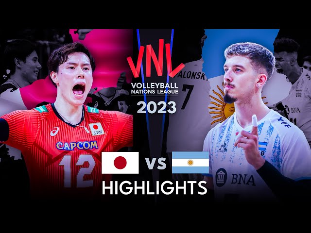LEGENDARY MATCH | JAPAN vs ARGENTINA | Men's VNL 2023