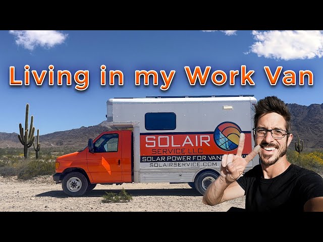Living in my Work Van to save money without paying rent