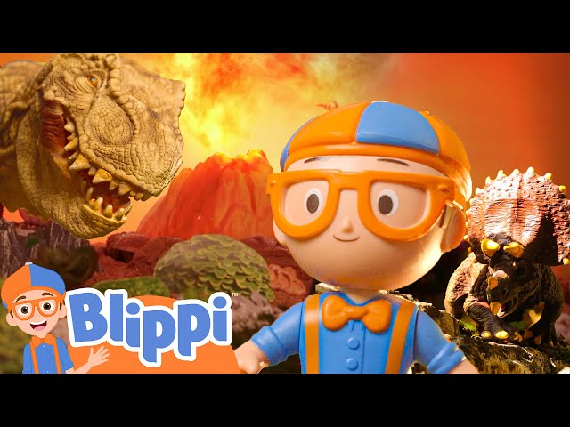 BLIPPI TOY MUSIC VIDEO! | Blippi Dinosaur Song | Dinosaur Songs for Kids