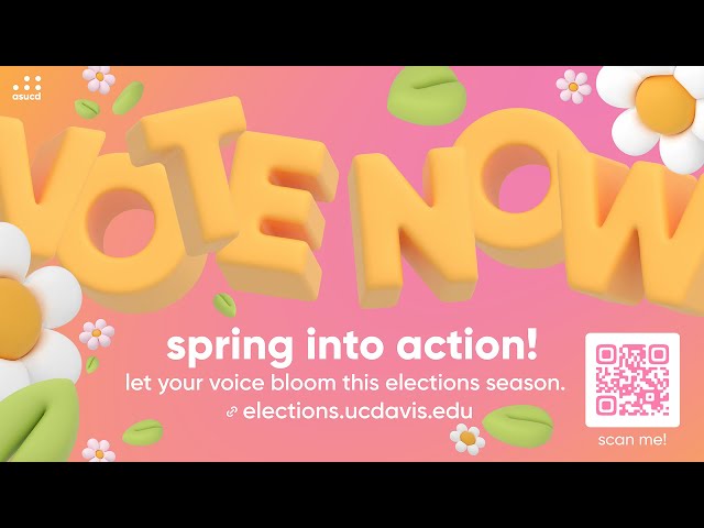 Your Voice Matters: Vote in the ASUCD Elections!