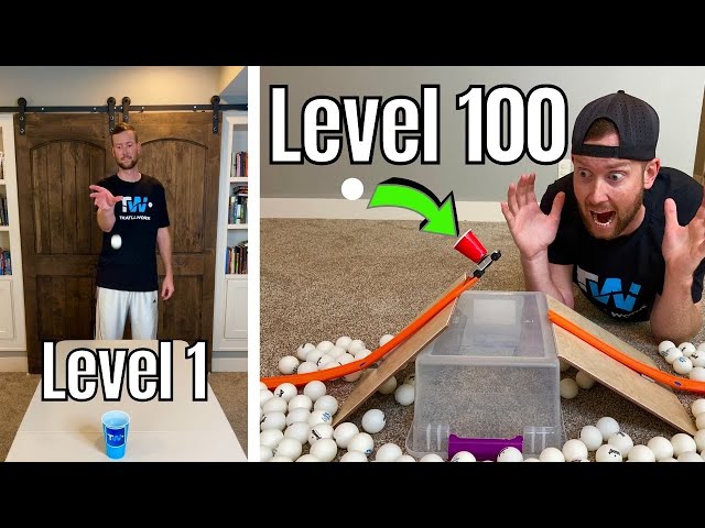Best Ping Pong Trick Shots From Level 1 to Level 100