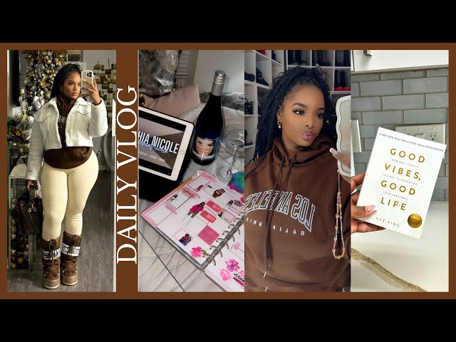 DAILY VLOG | STAYING MOTIVATED 2024 + DATE NIGHT WITH BABE + BOOK CLUB BADDIE + PLAN WITH ME & MORE