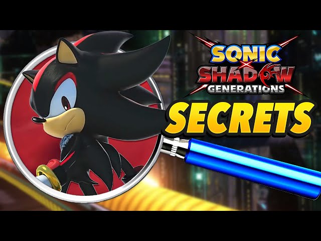 The SECRETS of Sonic x Shadow Generations - Reveal Trailer Analysis!
