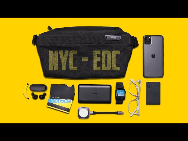 My EDC Tech Bag 2020 - Ultra Minimal Everyday Carry - New York City Edition!