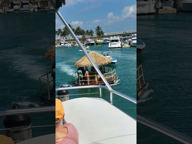 Floating Tiki Bar in Miami