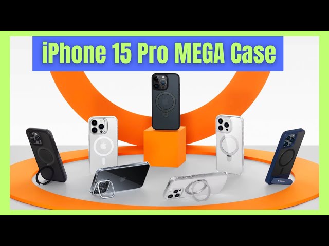 iPhone 15 Pro Mega Case! Clevere Hüllen mit MacSafe & Kickstand von TORRAS für dein Apple iPhone!