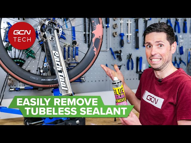 How to Remove Dried Tubeless Sealant From Your Bike | Maintenance Monday