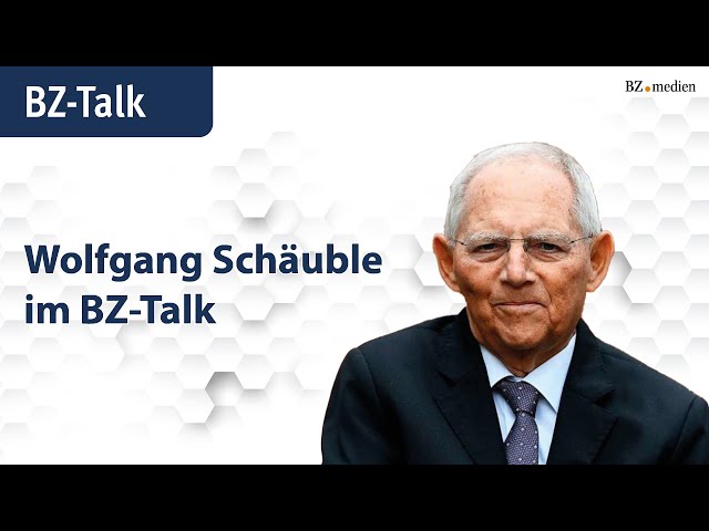 Wolfgang Schäuble zum Ukraine-Krieg: "Wir müssen zusammenhalten"