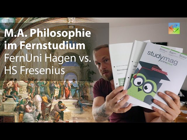 Master Philosophie im Fernstudium: FernUni Hagen vs. Hochschule Fresenius – Philosophy & Economics