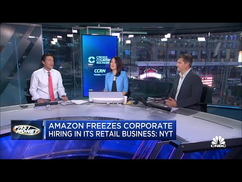 Amazon freezes corporate hiring in retail business: The New York Times