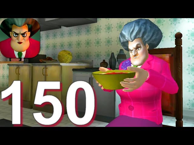 Scary Teacher 3D - Gameplay Walkthrough Part 150 Nick In A Trouble In A Bowl Mission (Android,iOS)