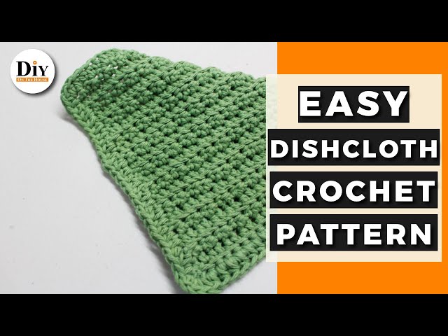 Beginner Crochet Washcloth Pattern | Cotton Yarn Project