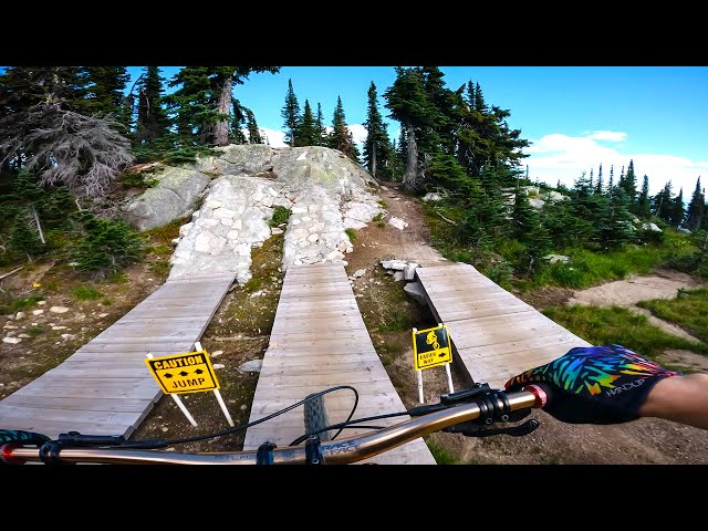 This Rocky Bike Park has one of the Coolest Jump Lines!