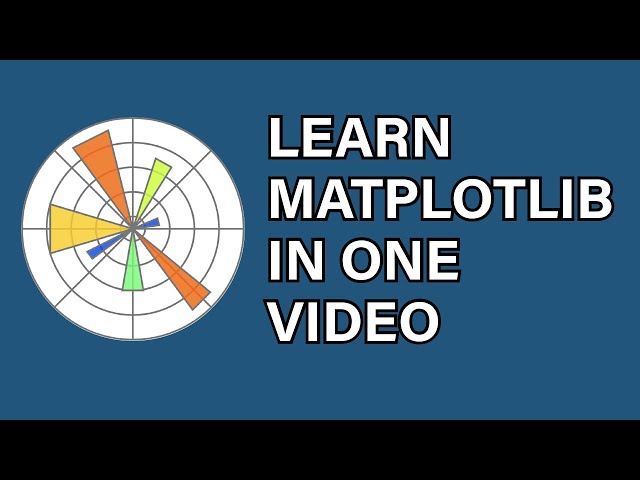 Matplotlib Tutorial : Matplotlib Full Course