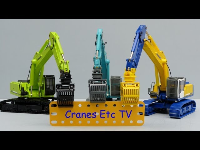 Conrad Liebherr R 954 C Demolition Excavators Green, Pongers, Harzheim by Cranes Etc TV