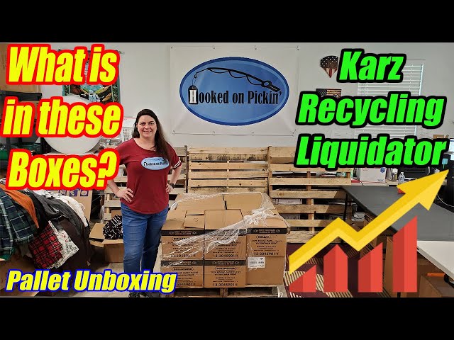Karz Recycling Pallet Unboxing -Profits can be Huge! - What did I get? - Online Reselling