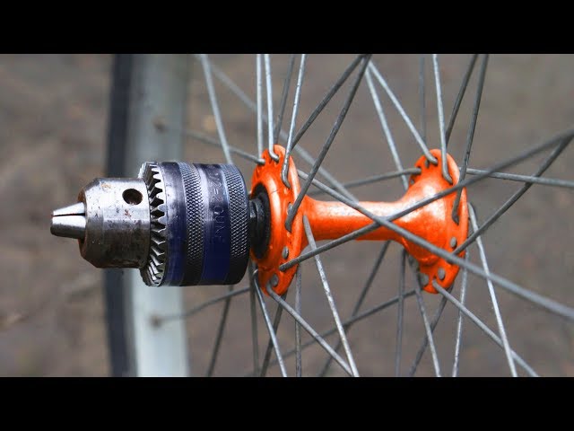 AMAZING! Top 3 Bright Ideas with Bicycle Hub and Drill !