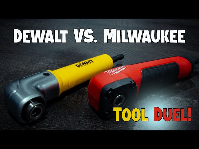 Best Right Angle Attachment Showdown (DEWALT VS MILWAUKEE) Right Angle Attachment Tool Duel!