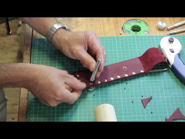 Leather Riveting a Knife Sheath