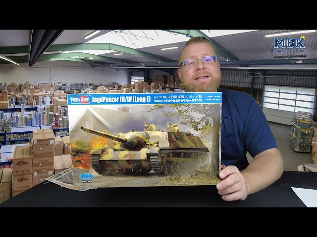MBK unboxing #864 - 1:35 Jagdpanzer III/IV (Long E) (Hobby Boss 80152)