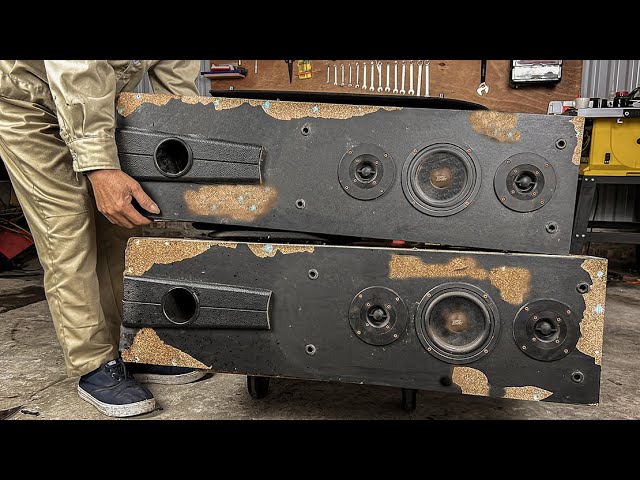 Restoration SATO 3 Way Speaker System // Restore Powerful Sound System