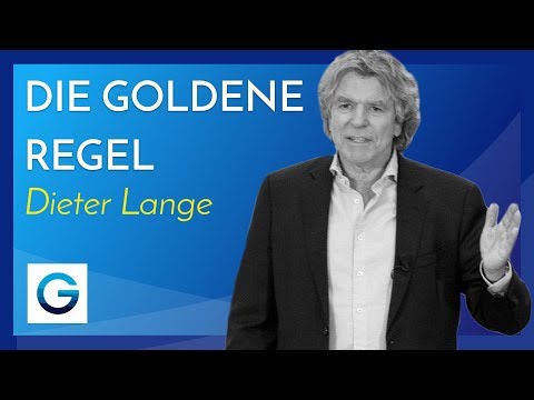 Die goldene Regel der Selbstständigkeit // Dieter Lange