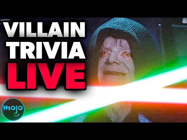 Villains Trivia Party Live Stream