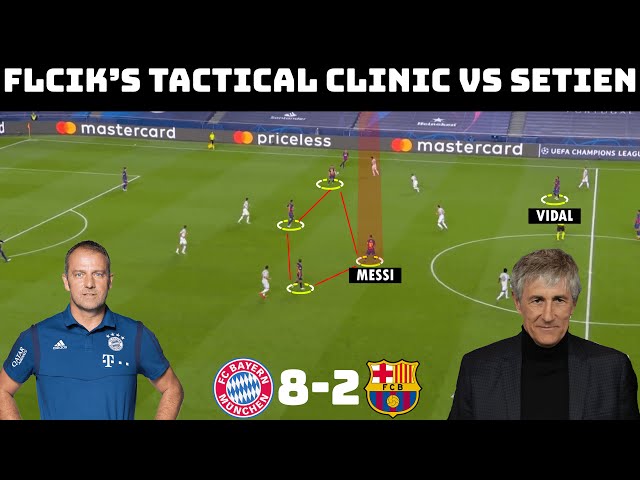 Tactical Analysis: Bayern Munich 8-2 Barcelona | Flick’s Complete& Systematic Destruction Of Setien|